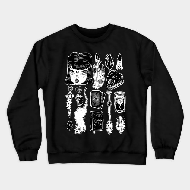 Teen Witch Crewneck Sweatshirt by lOll3